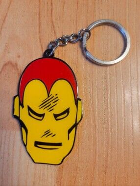 Marvel retro Iron Man keychain